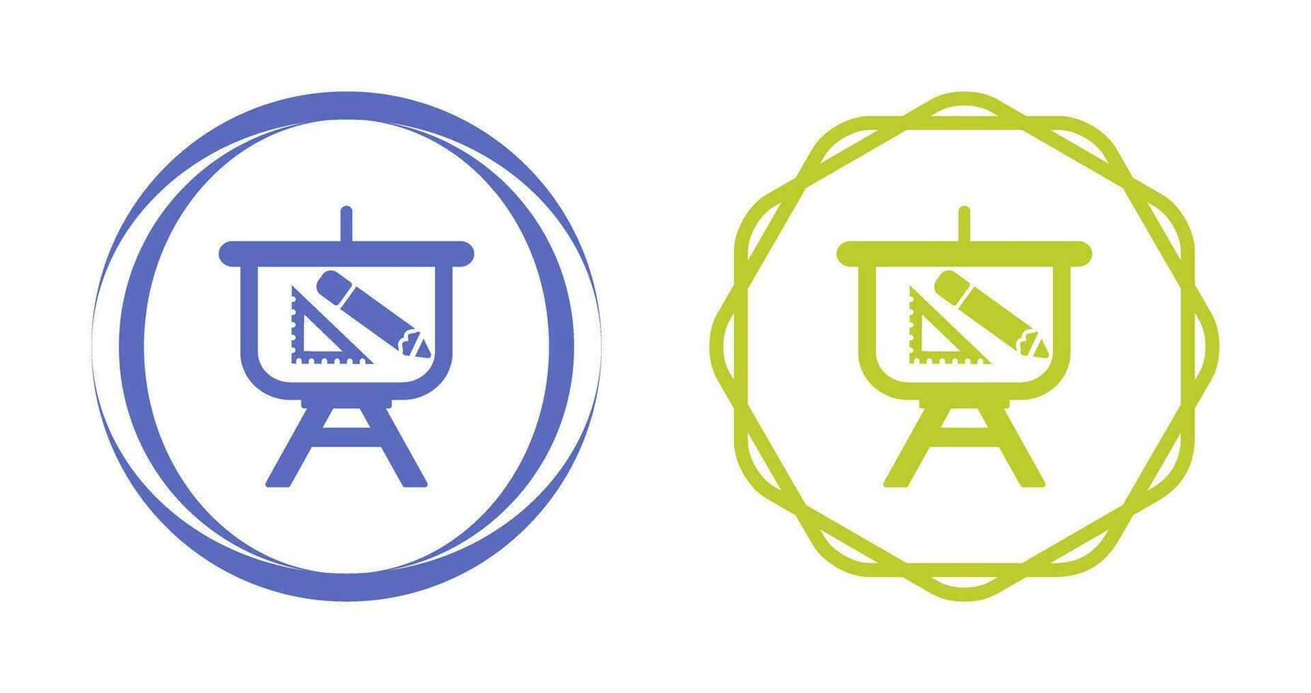 Designing Presentation Vector Icon