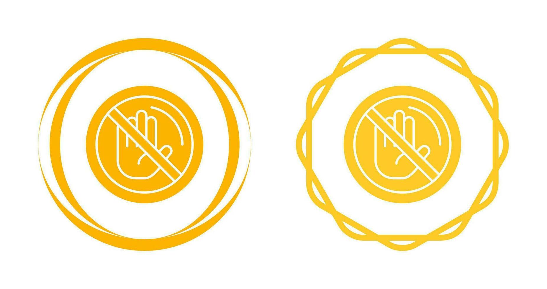 No Passing Vector Icon