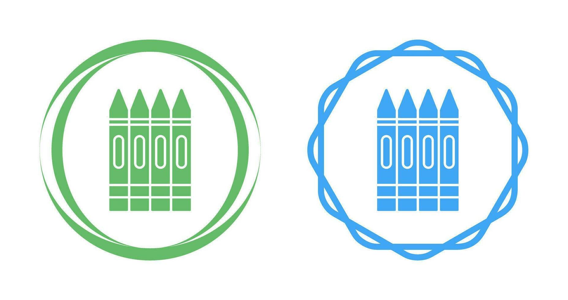 Crayons Vector Icon