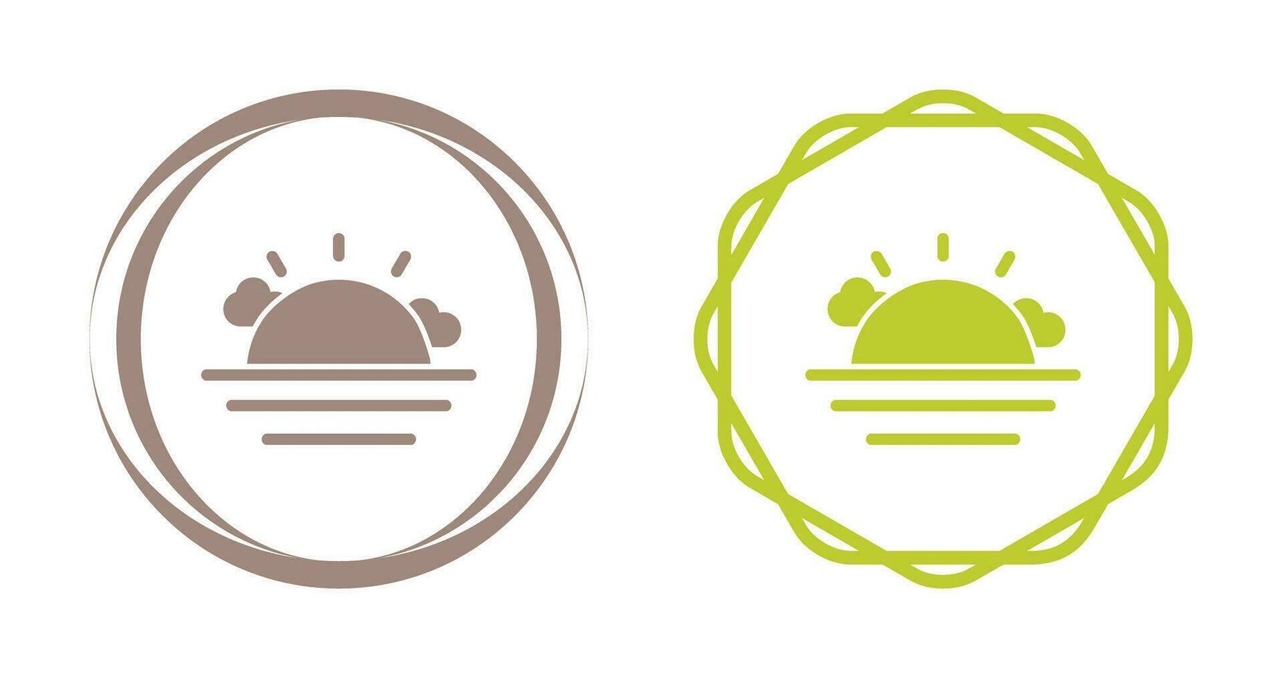 Sunset Vector Icon