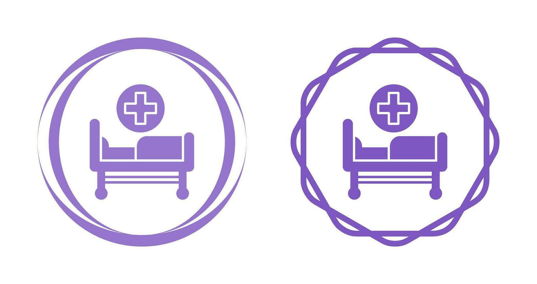 Hospital Bed Vector Icon