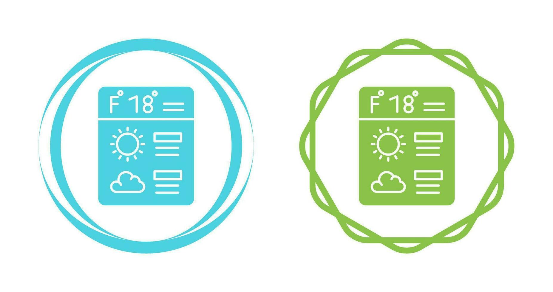 Forecast Vector Icon