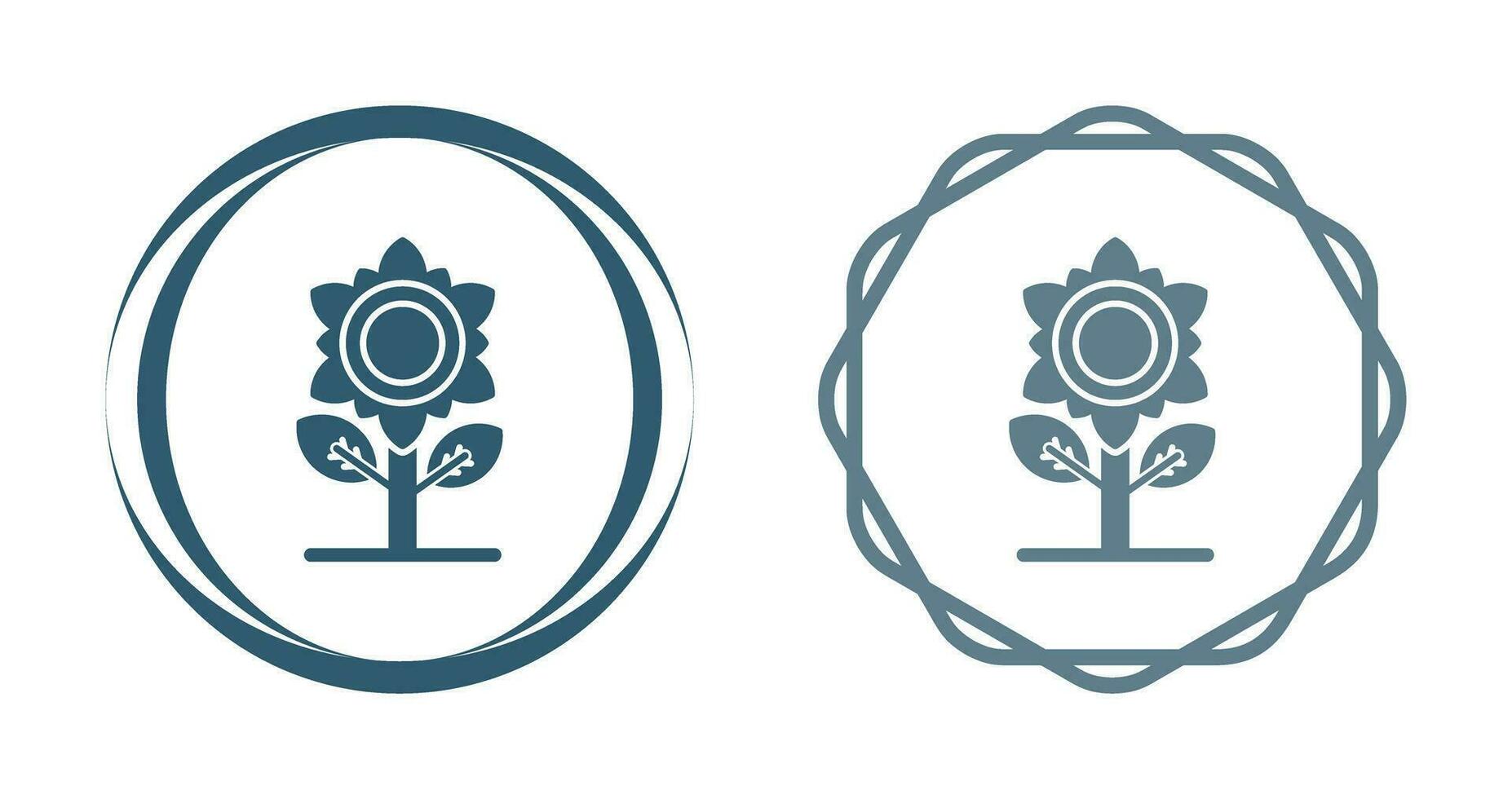 Sunflower Vector Icon