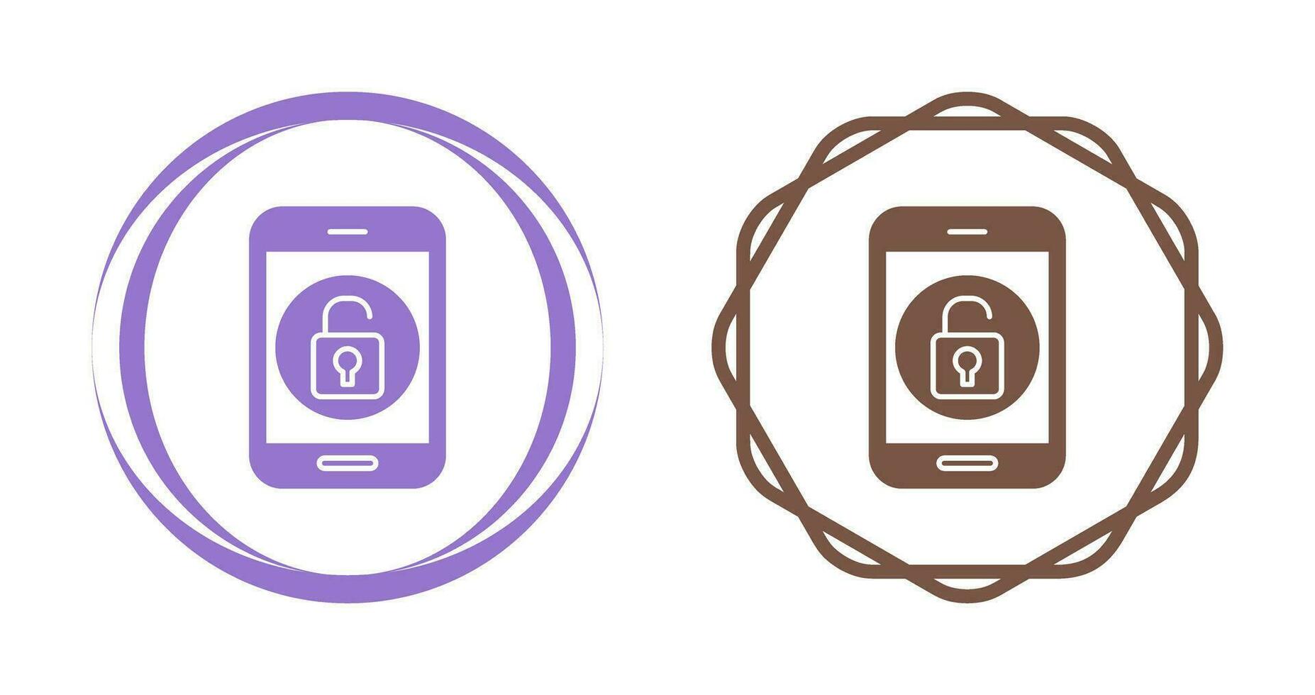 Unlock Mobile Vector Icon