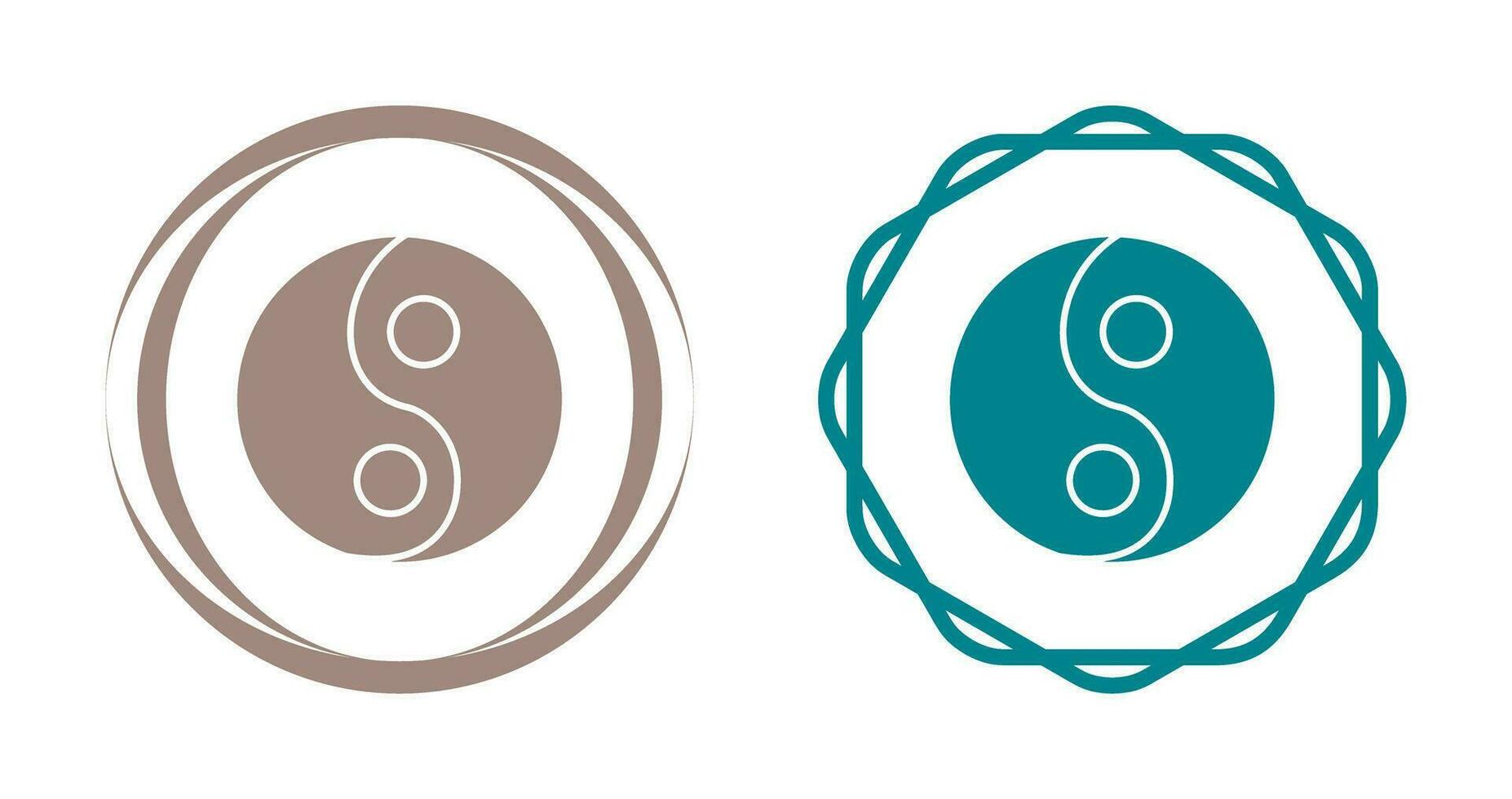 Yin Yang Vector Icon