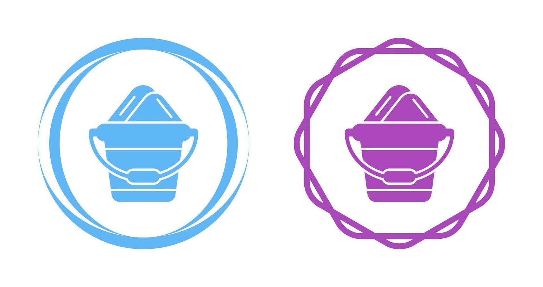 Sand Bucket Vector Icon