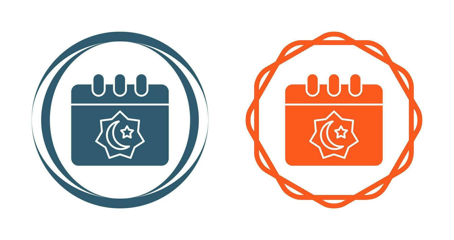 Islamic Calendar Vector Icon
