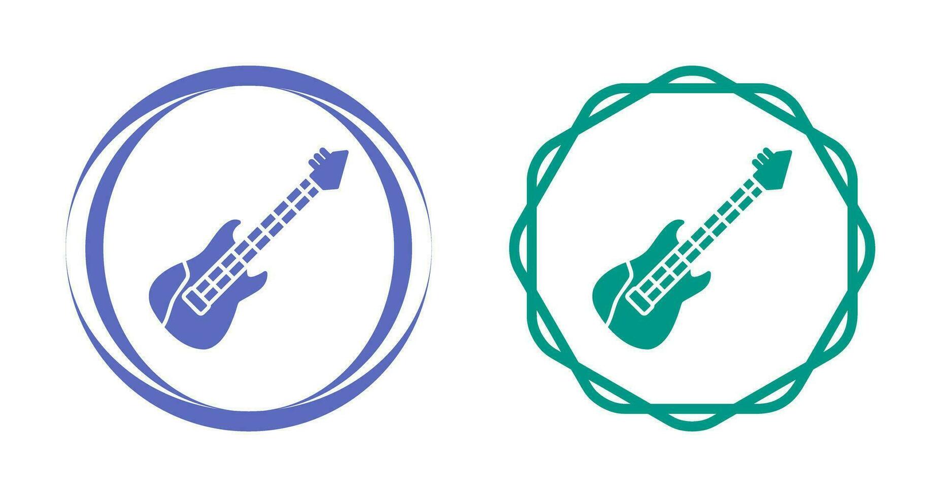 icono de vector de guitarra eléctrica