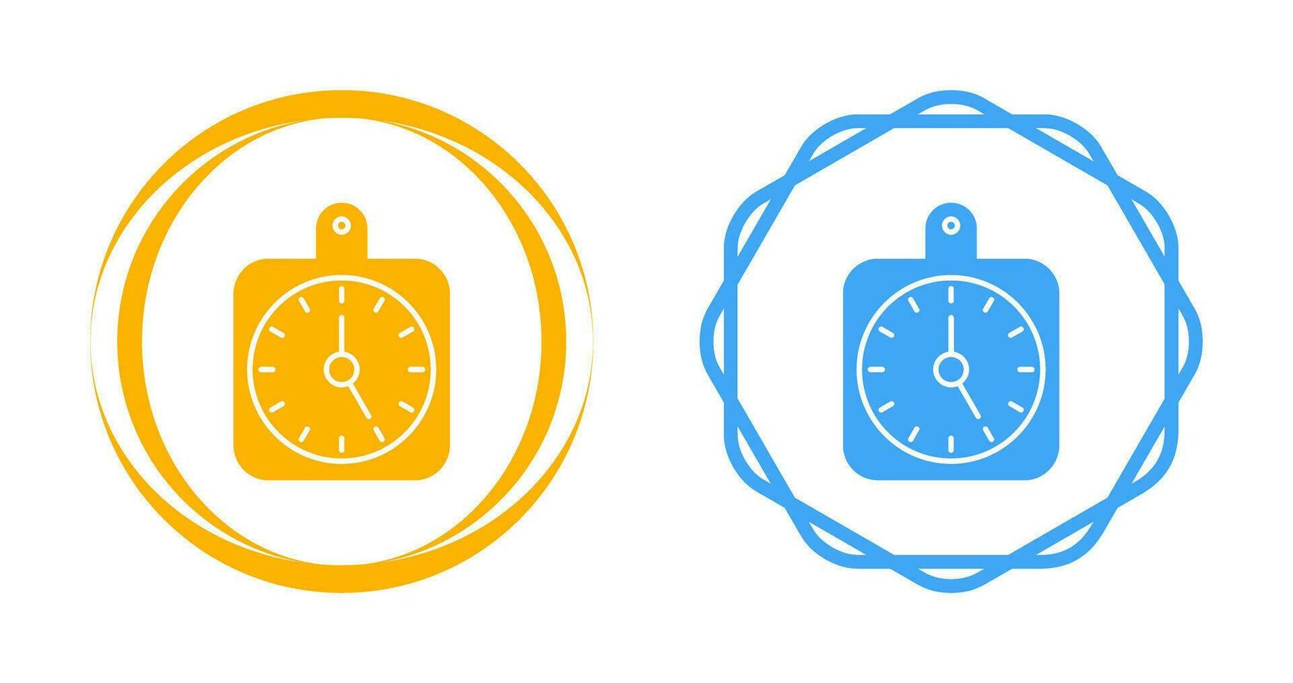 icono de vector de reloj de pared