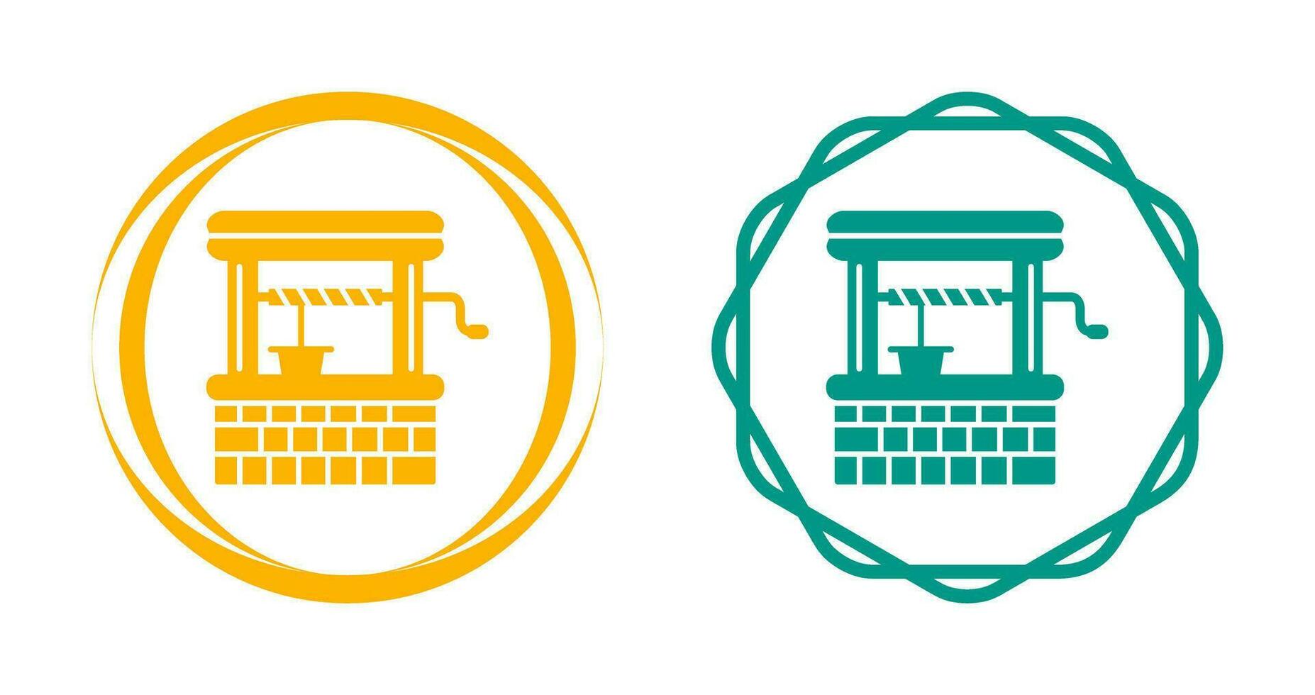 Water Well Vector Icon