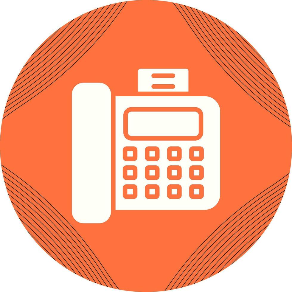 Fax Machine Vector Icon