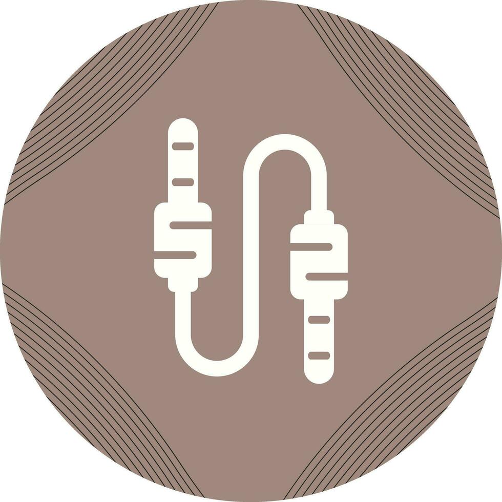 audio cable vector icono