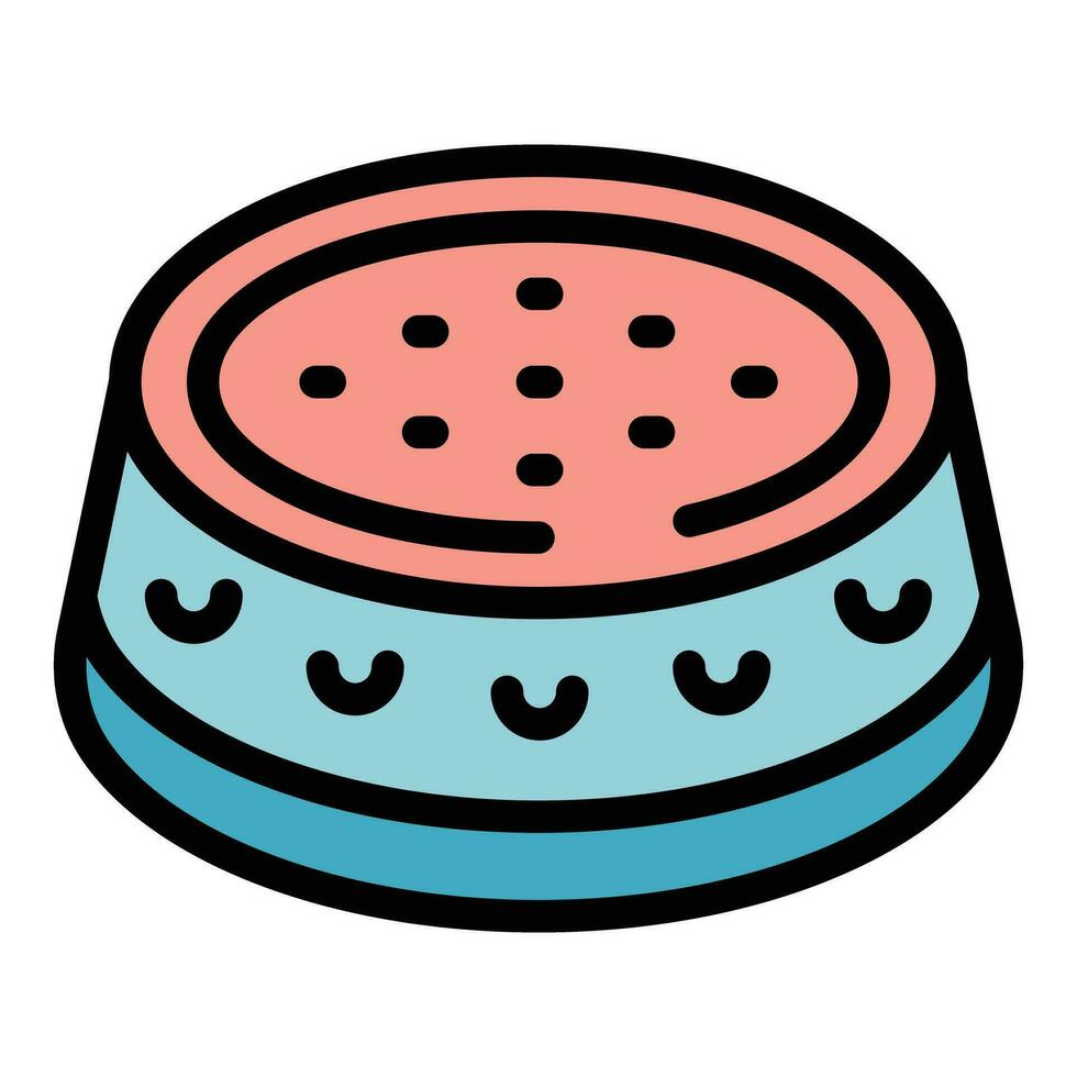 Cake food icon vector flat