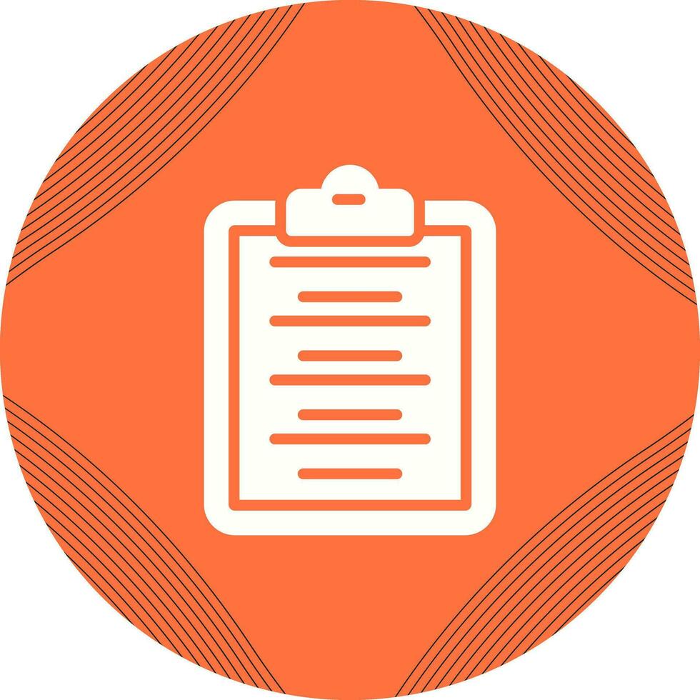 Writing Pad Vector Icon
