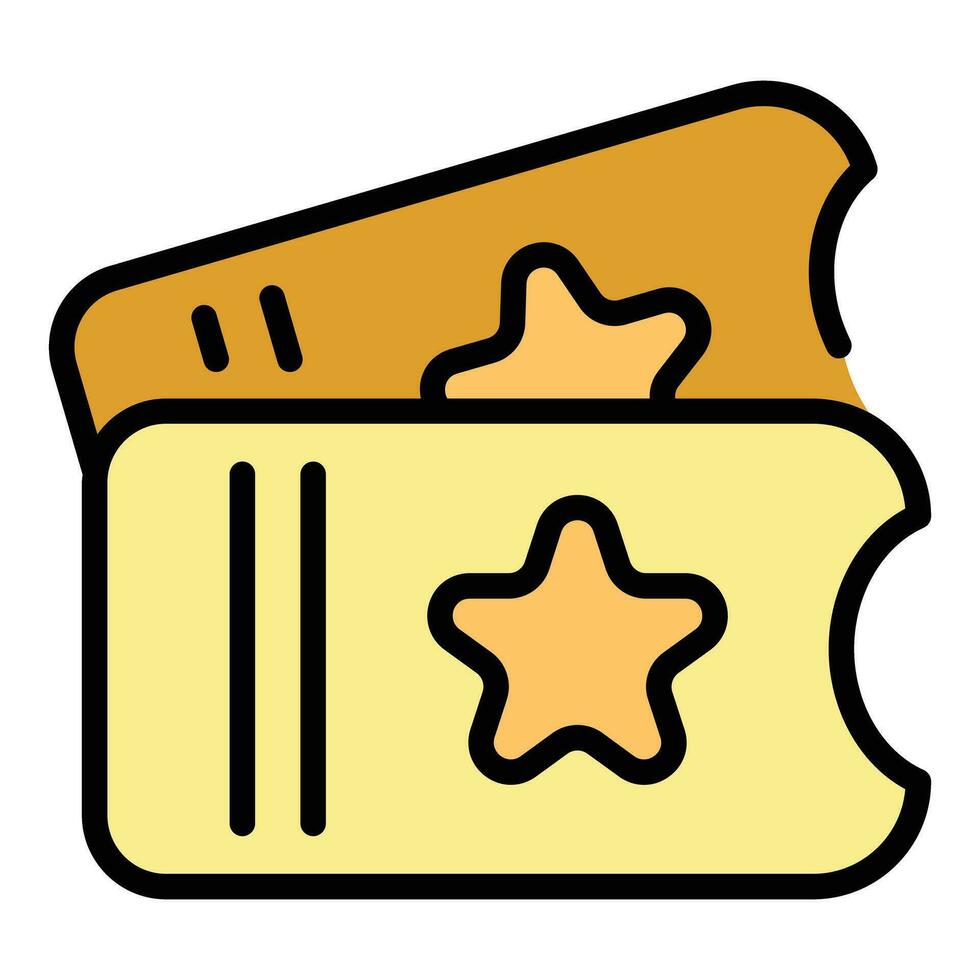 Purchase ticket icon vector flat