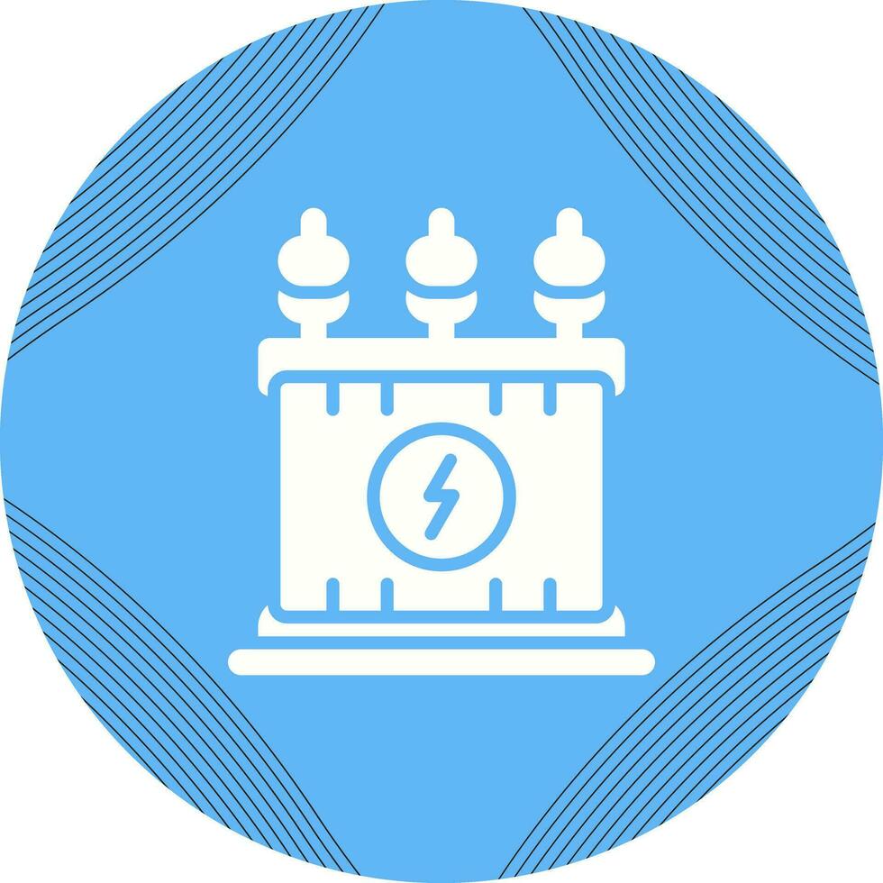 Power Transformer Vector Icon
