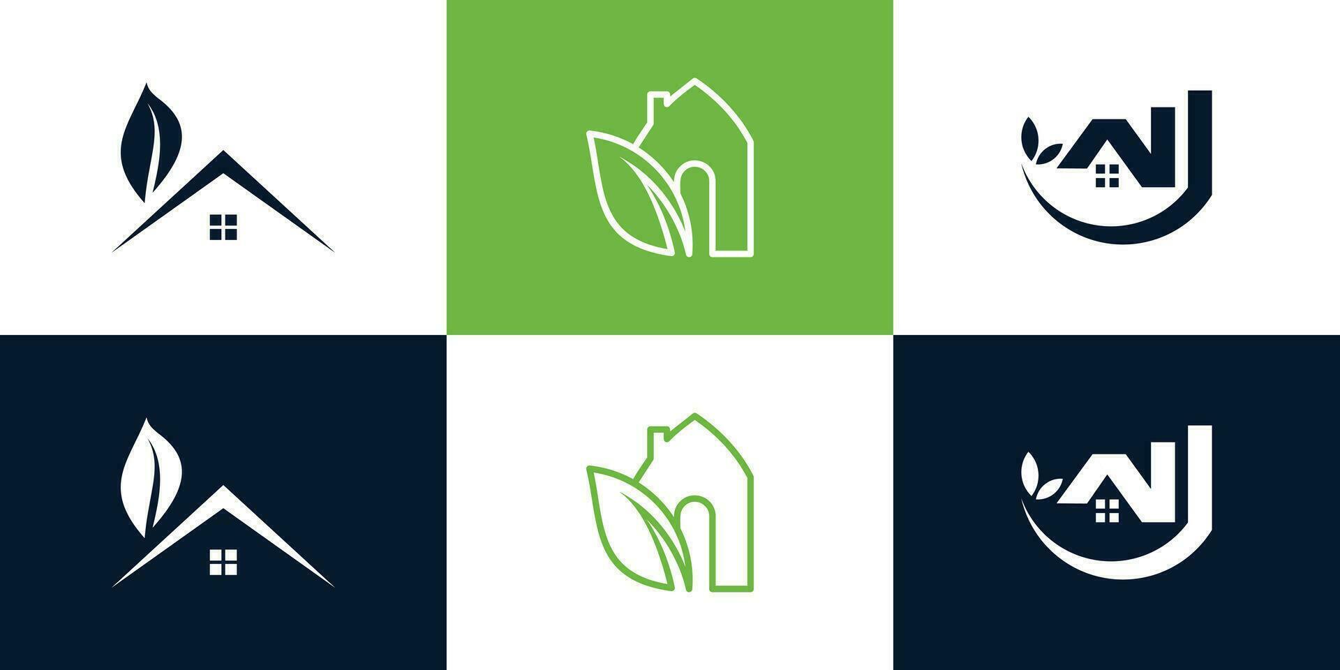 collection of building architecture sets Premium Vector