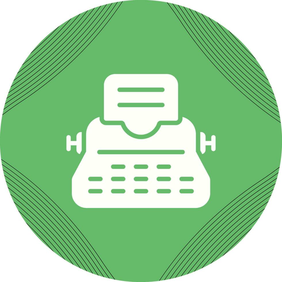 Typewriter Vector Icon