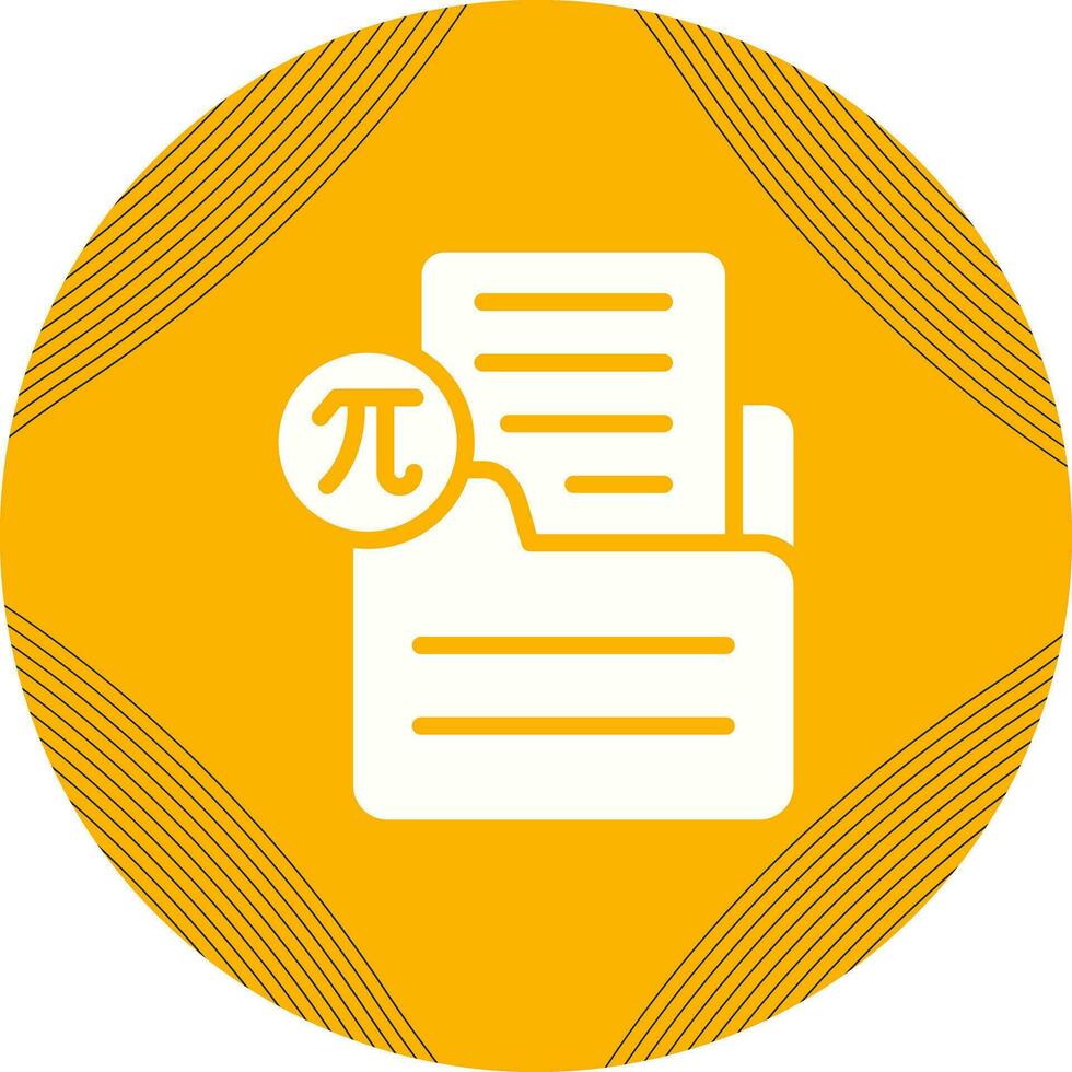 Document Insert Formula Vector Icon