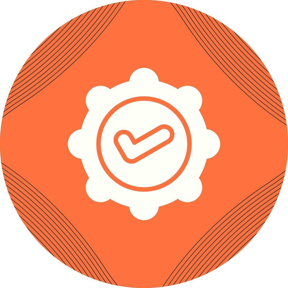 Badge Check Vector Icon