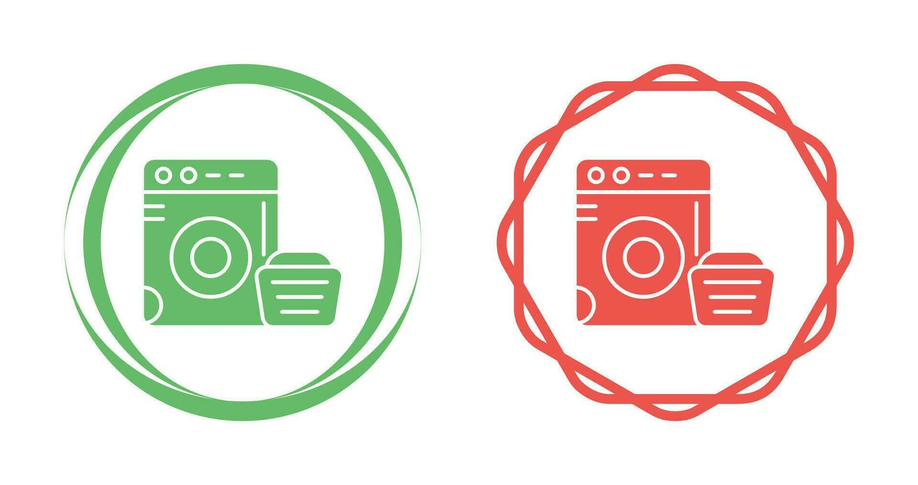 Washing Machine Vector Icon