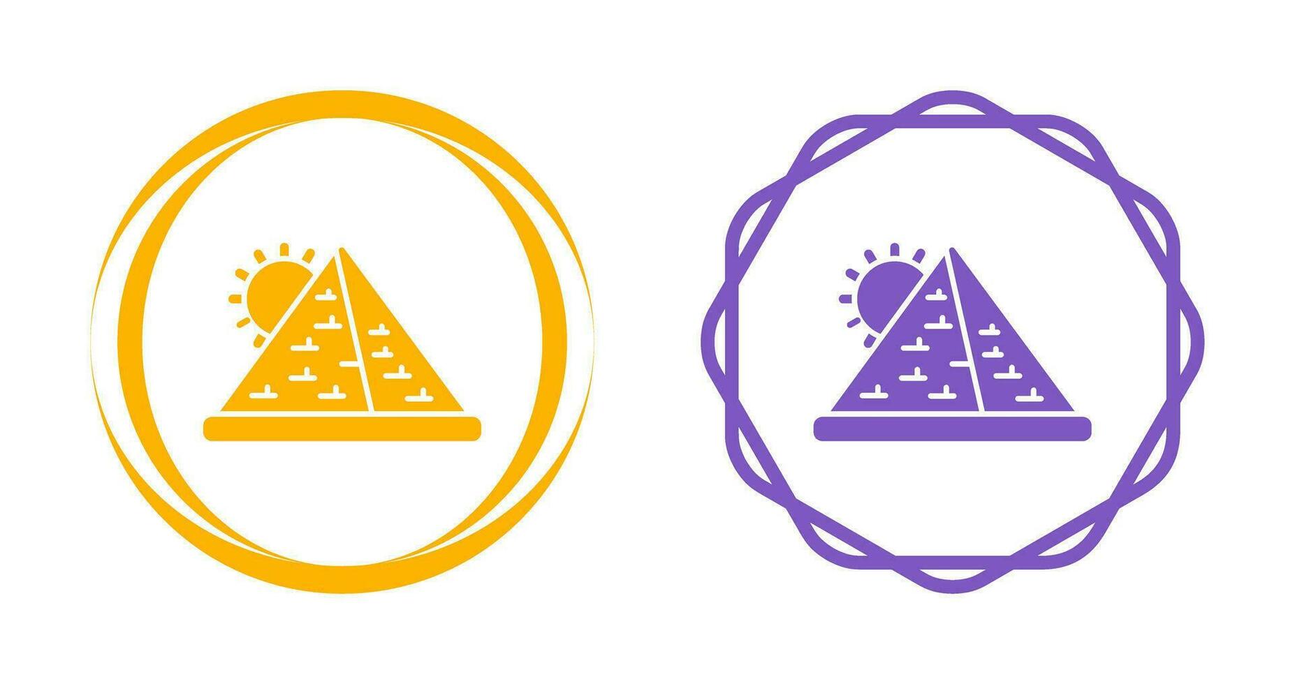 Pyramid Vector Icon