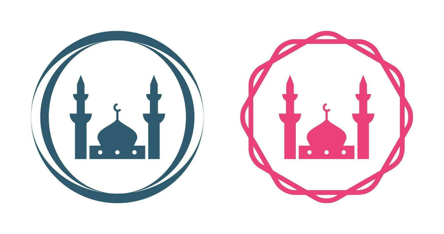 Prophet's Mosque Vector Icon