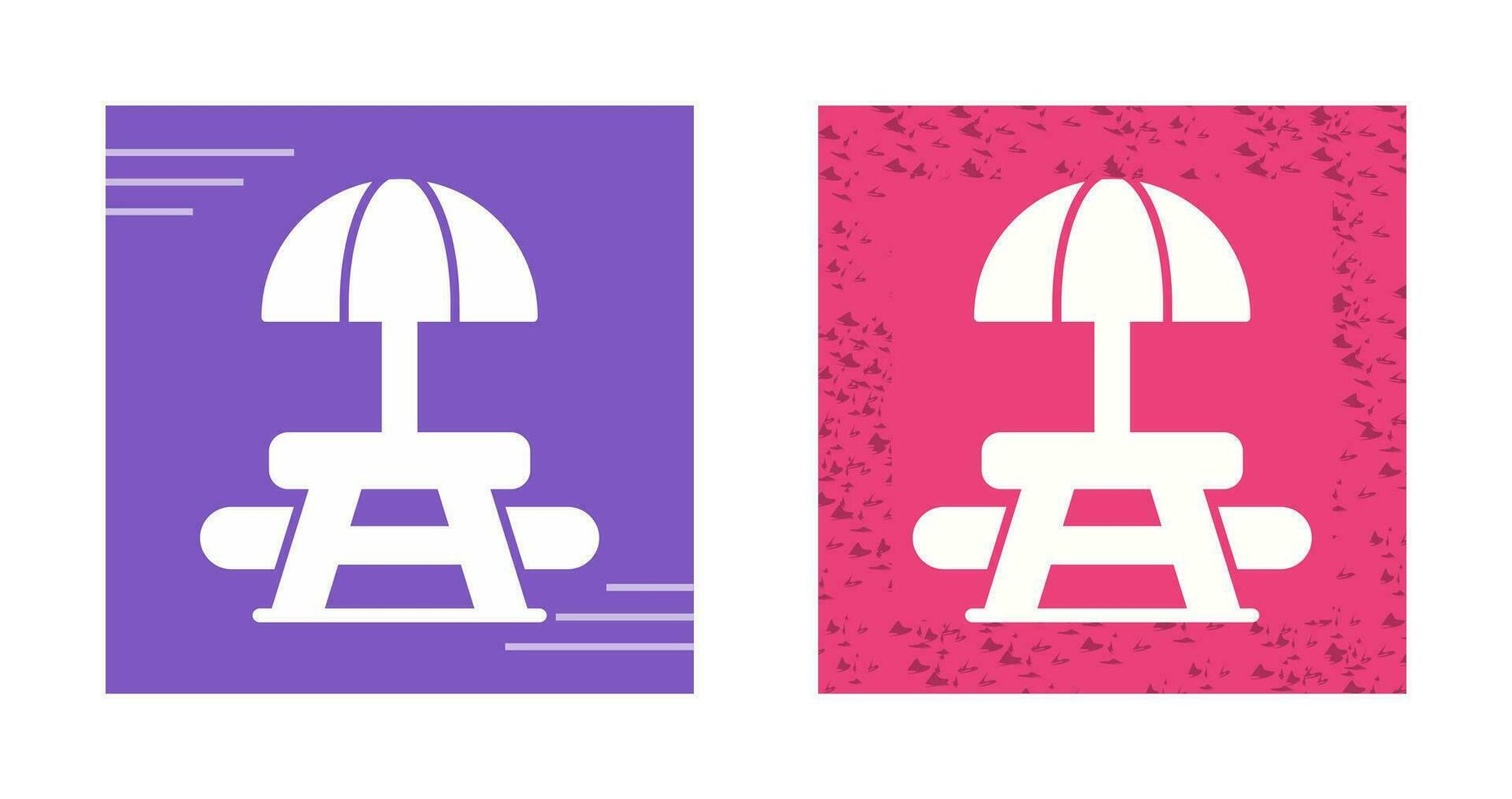 Picnic Table Vector Icon