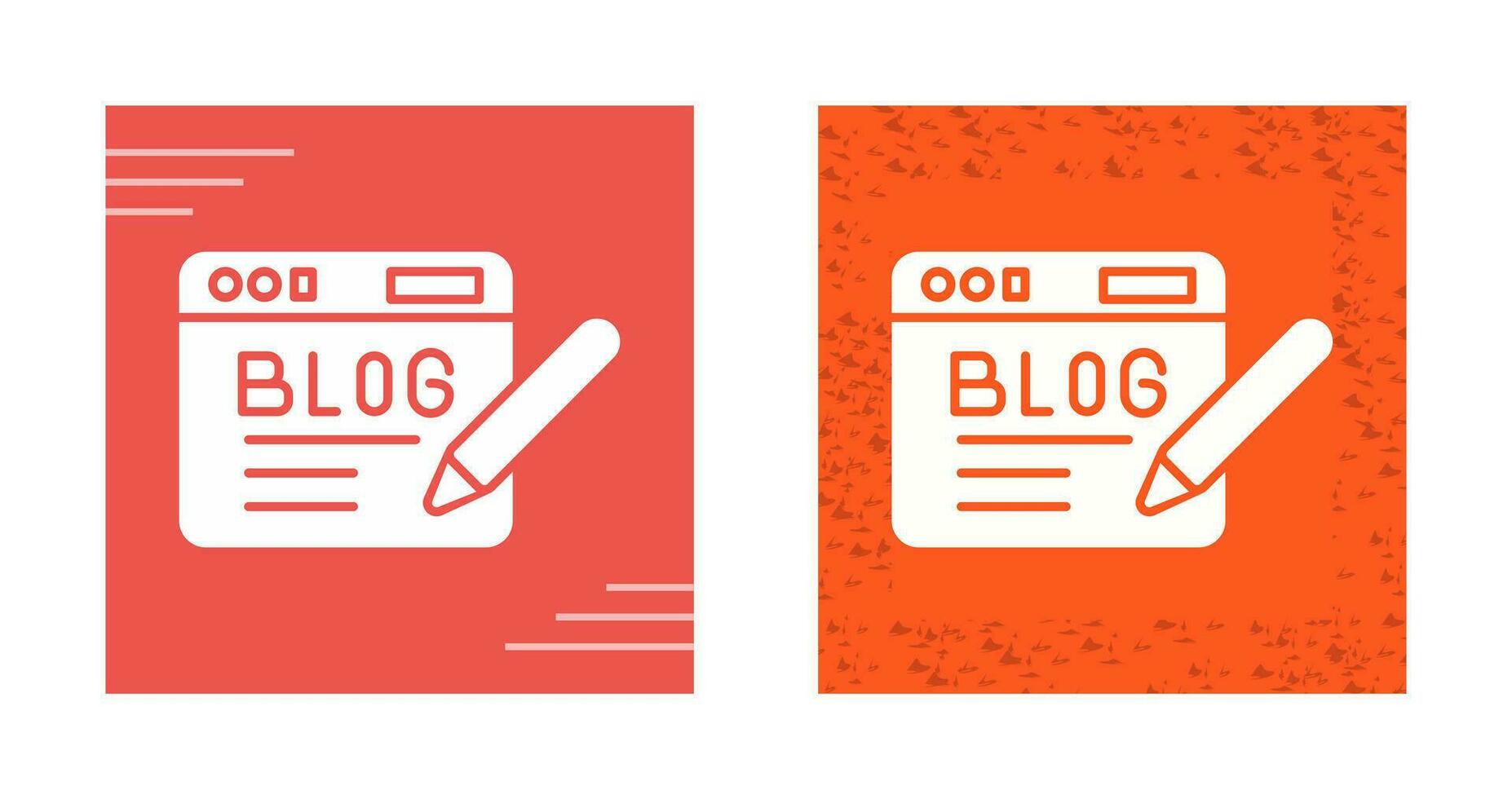 Blog Vector Icon