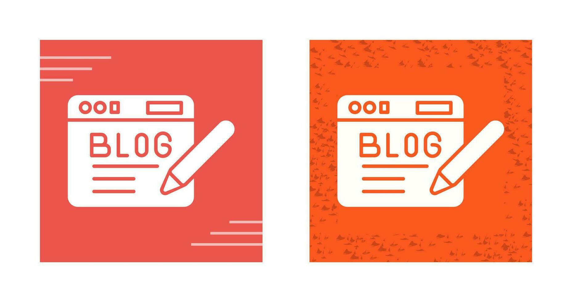 icono de vector de blog