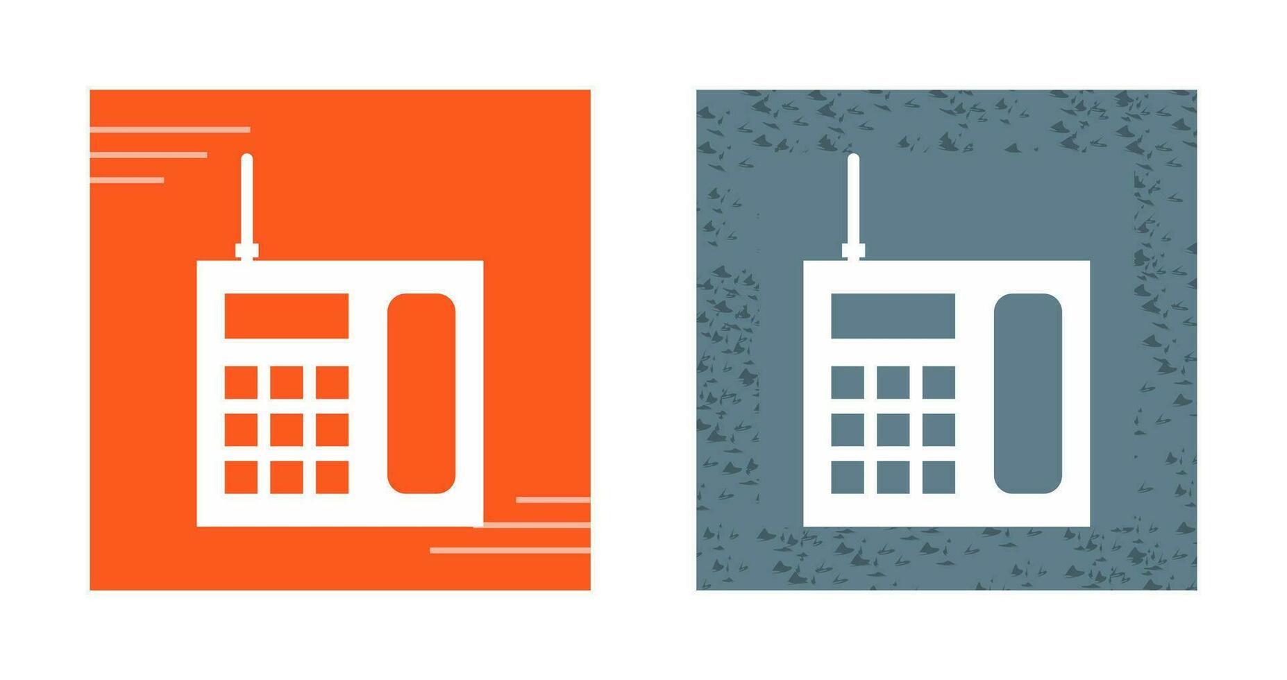 Wireless Landline Phone Vector Icon