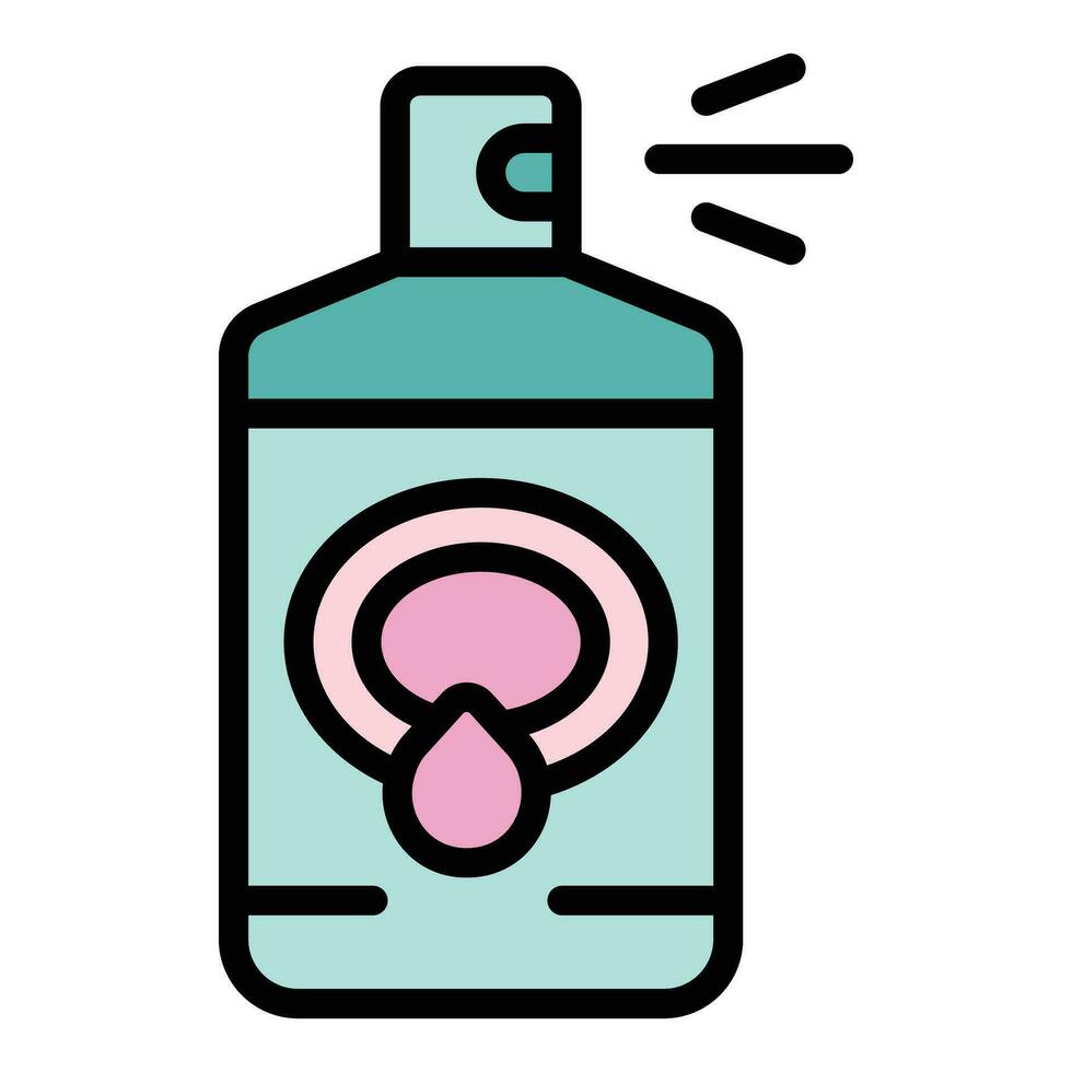 Coco air spray icon vector flat