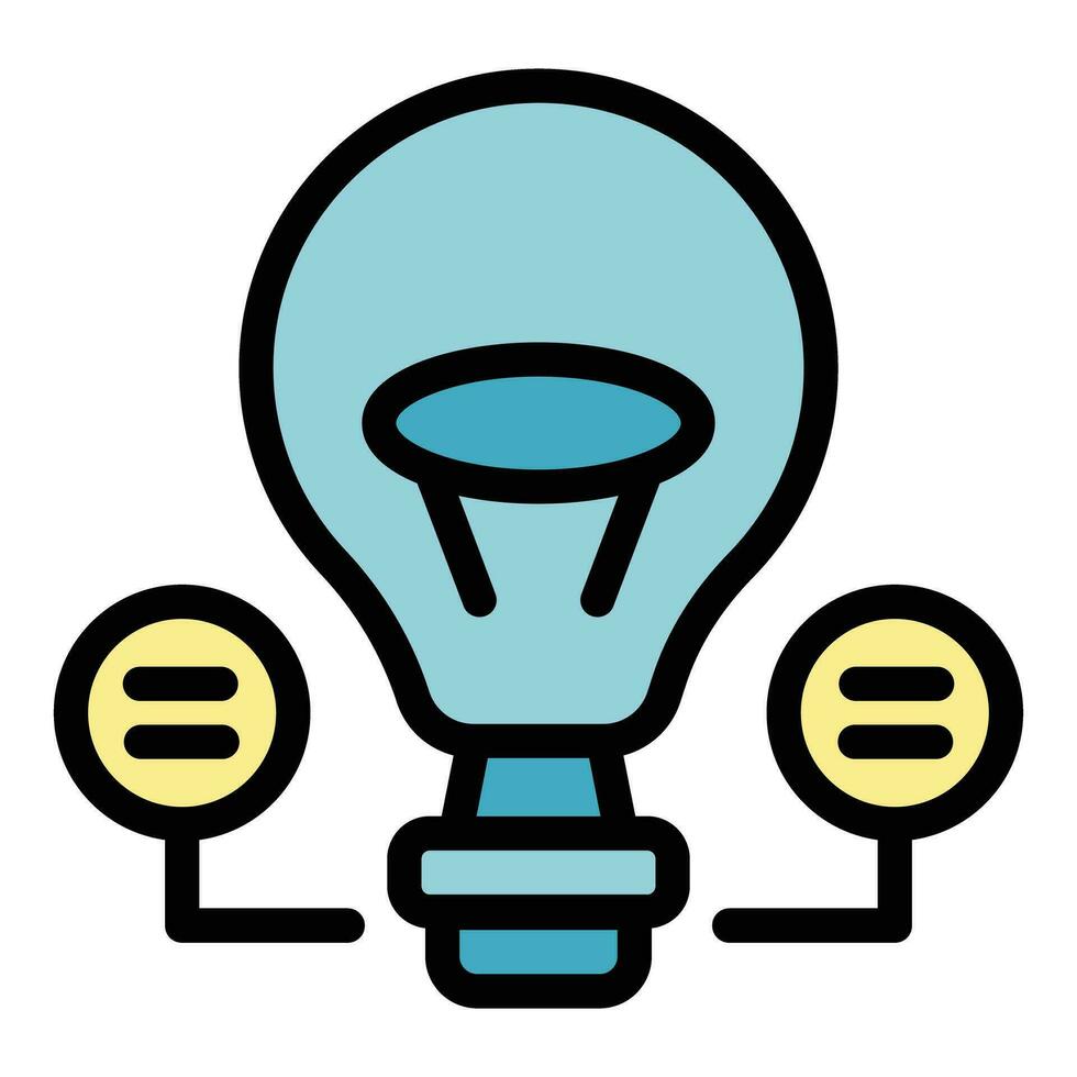 Business new idea icon vector flat