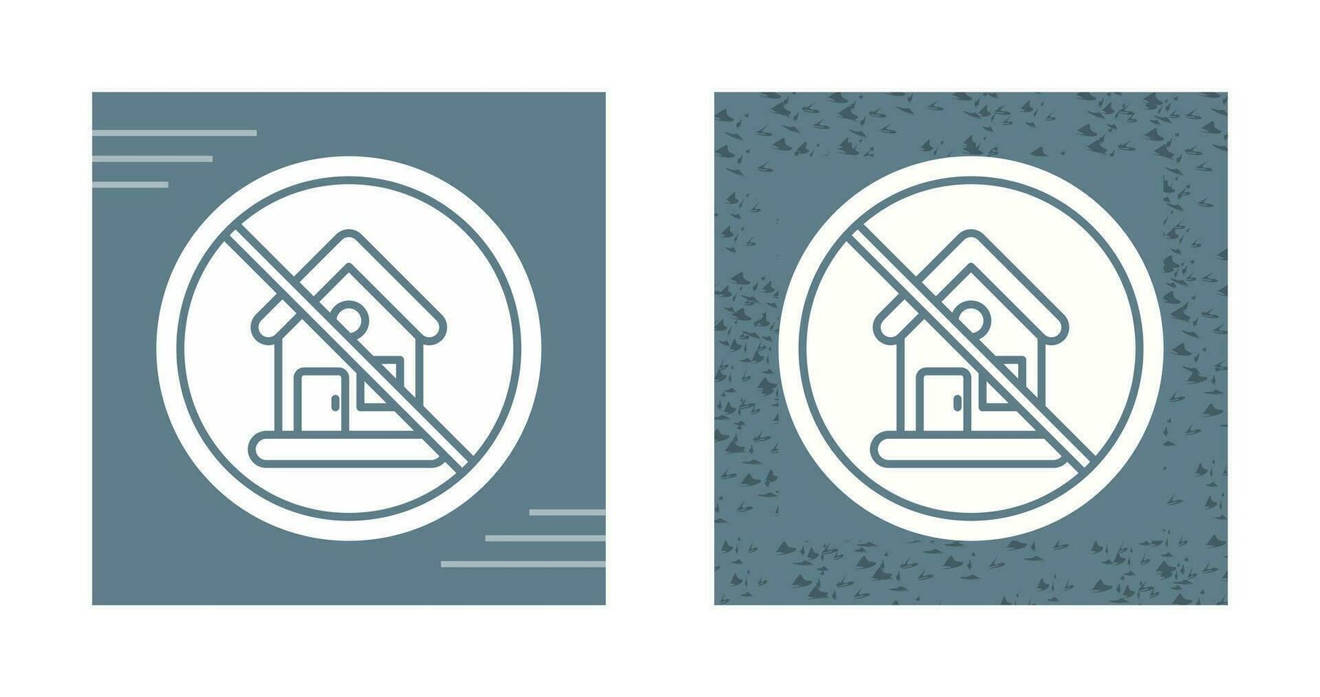 No House Vector Icon