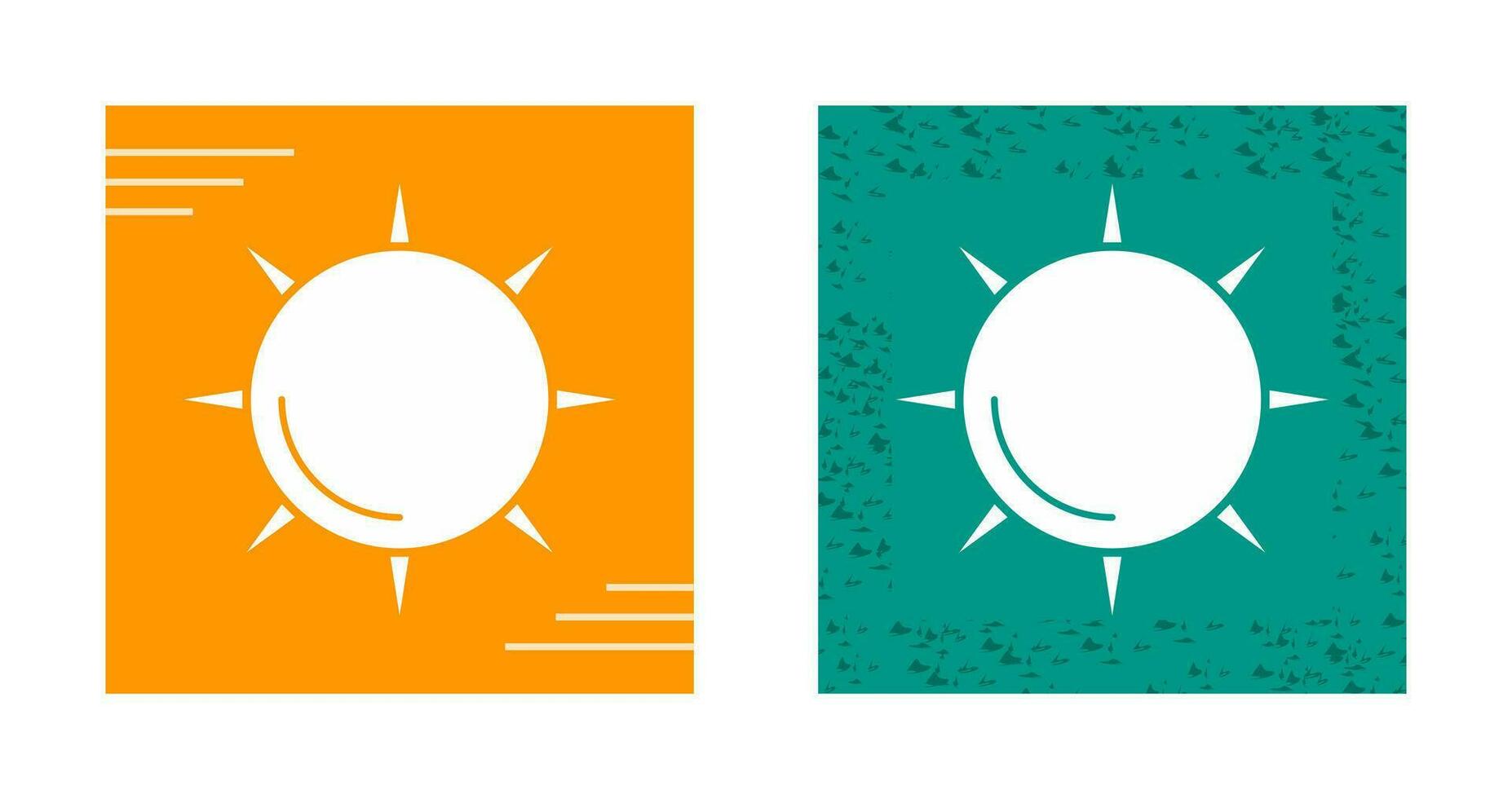 icono de vector de sol