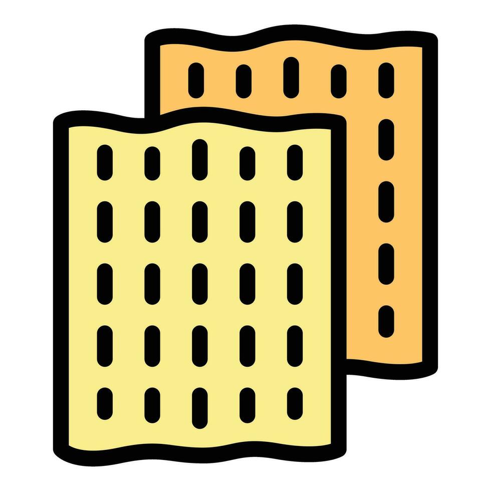 Sweet cracker icon vector flat