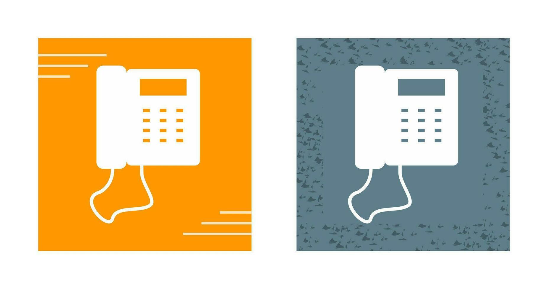 Telephone Set Vector Icon