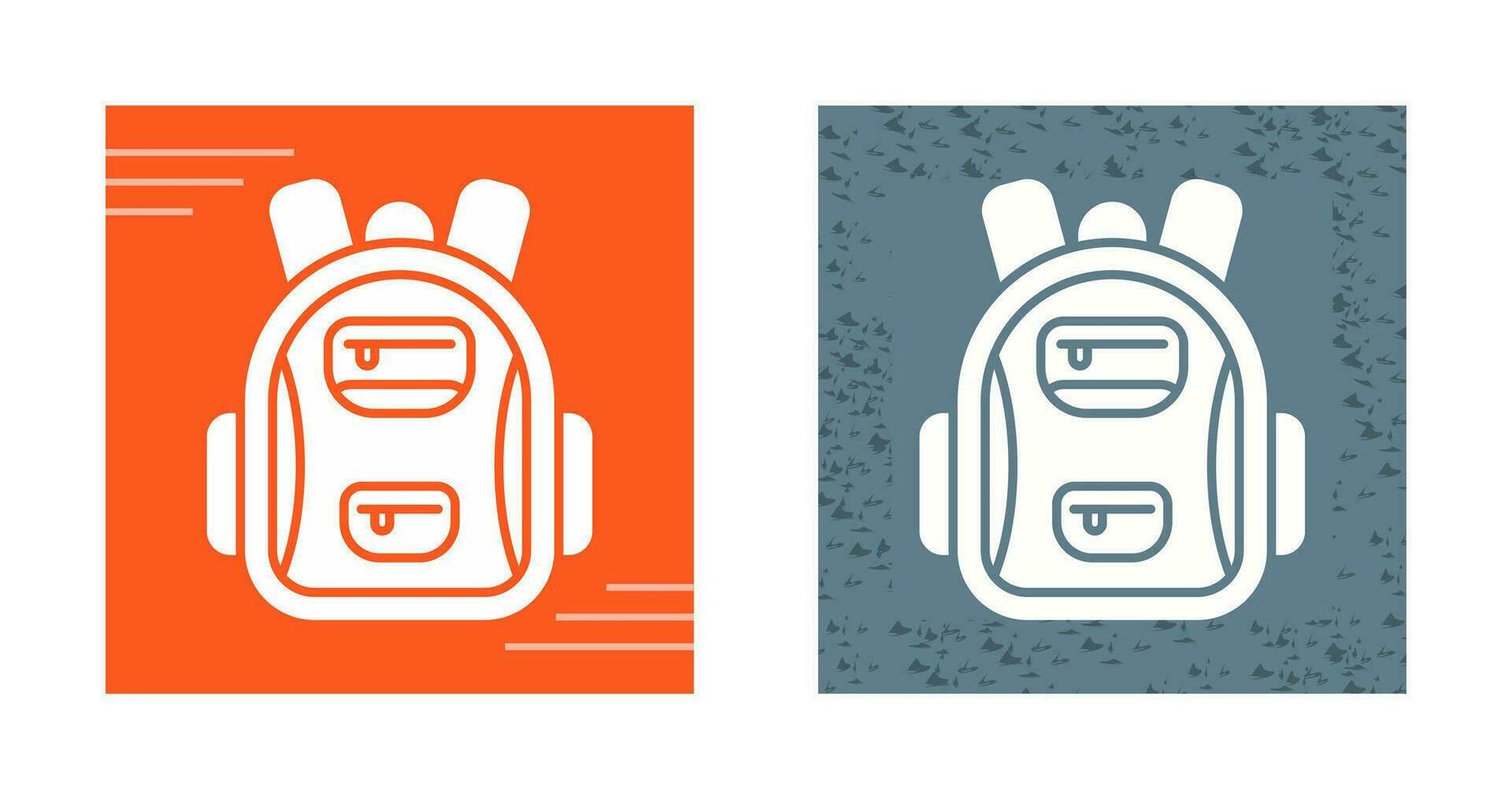 icono de vector de bolsa de escuela