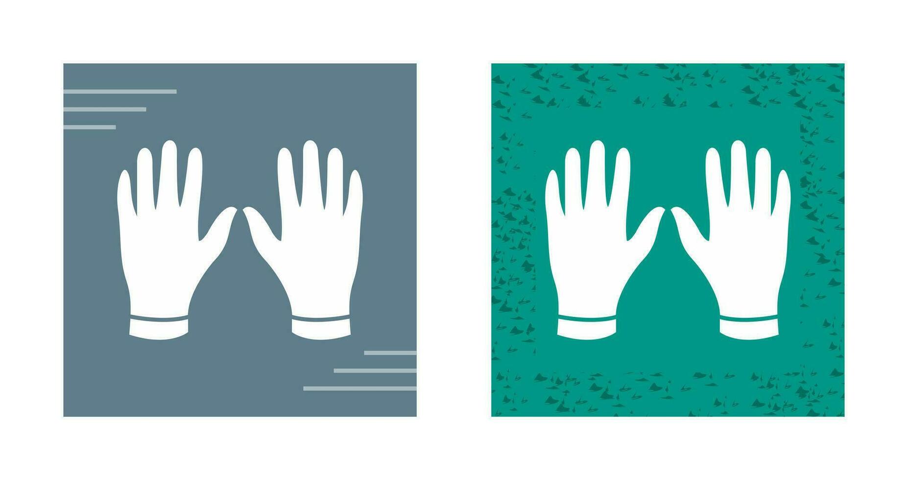 guantes, vector, icono vector