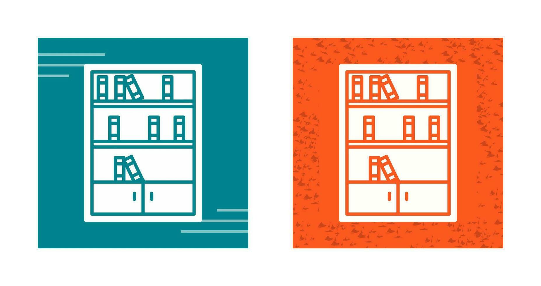 Books Shelf Vector Icon