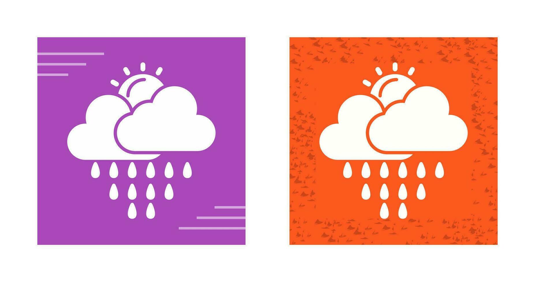 icono de vector de lluvia