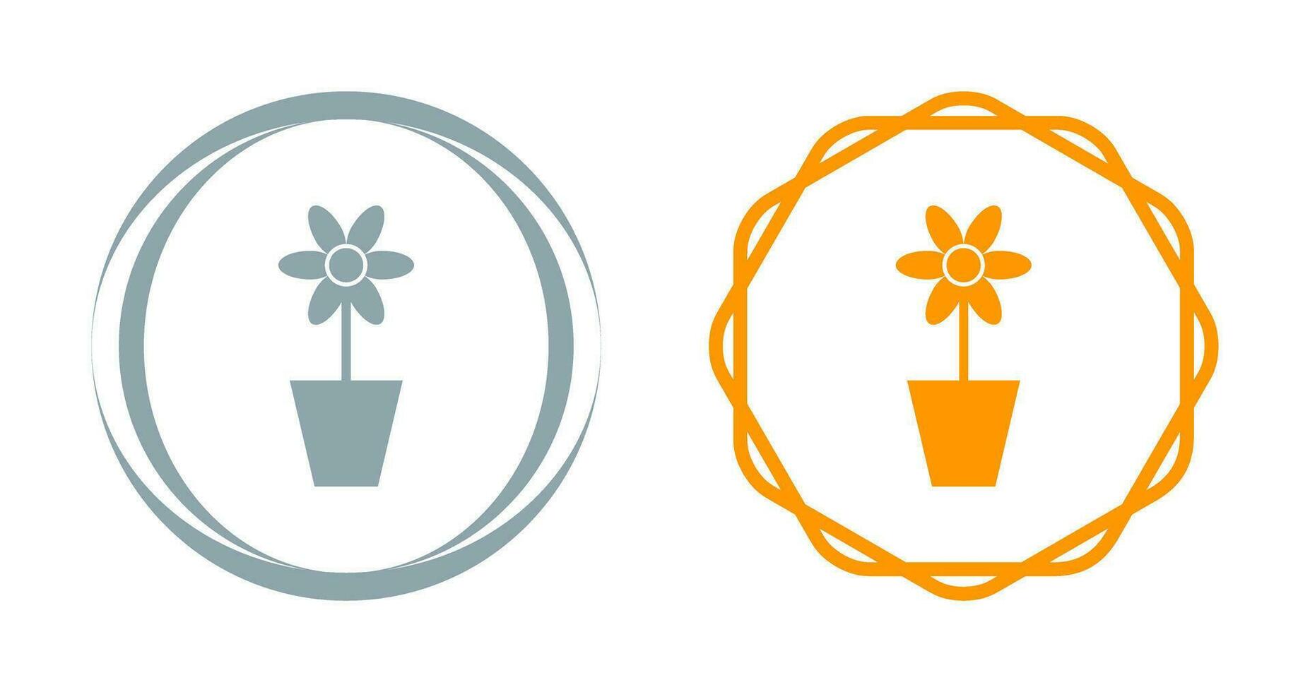 Flower Pot Vector Icon