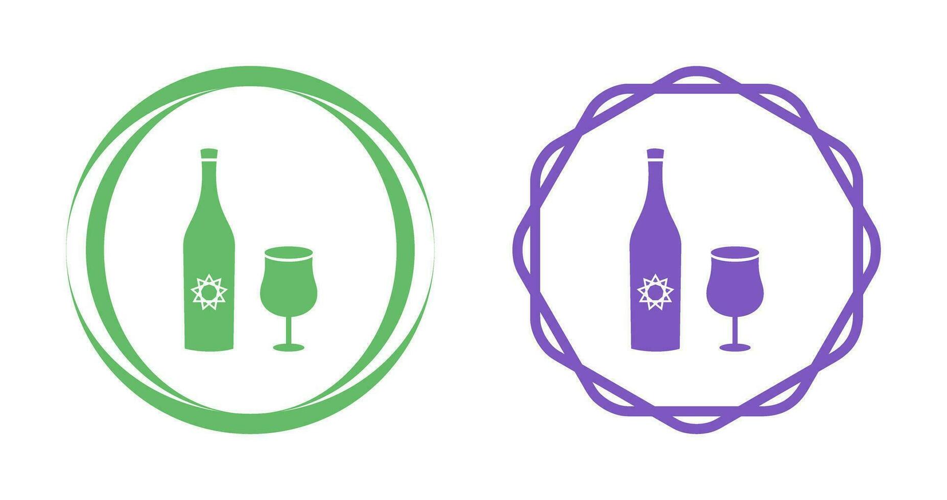 Goblet and Wine Vector Icon