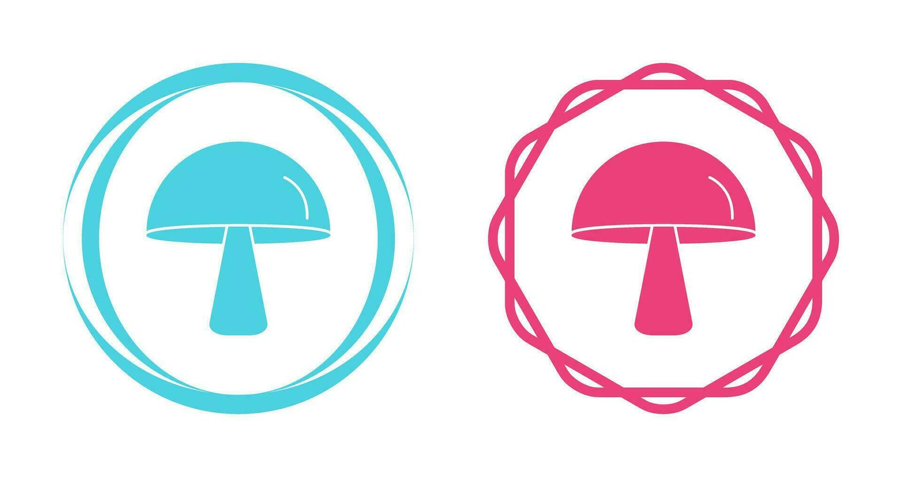 Single Mushroom Vector Icon