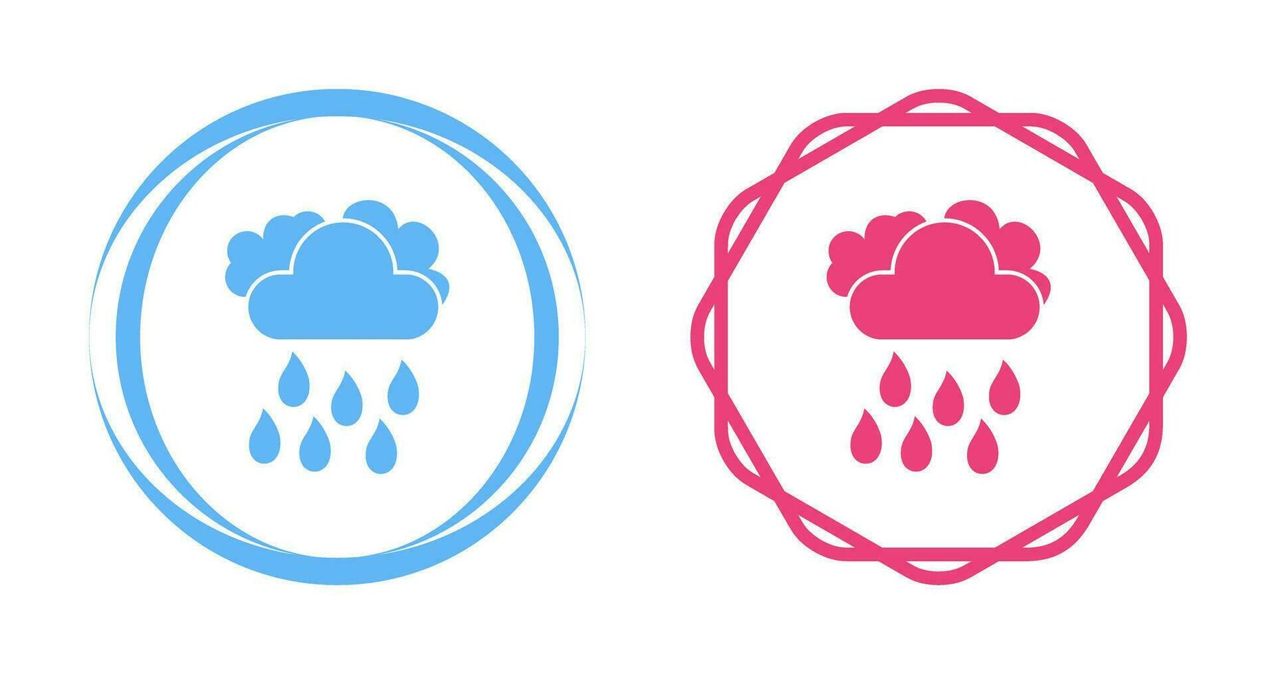 Light Rain Vector Icon