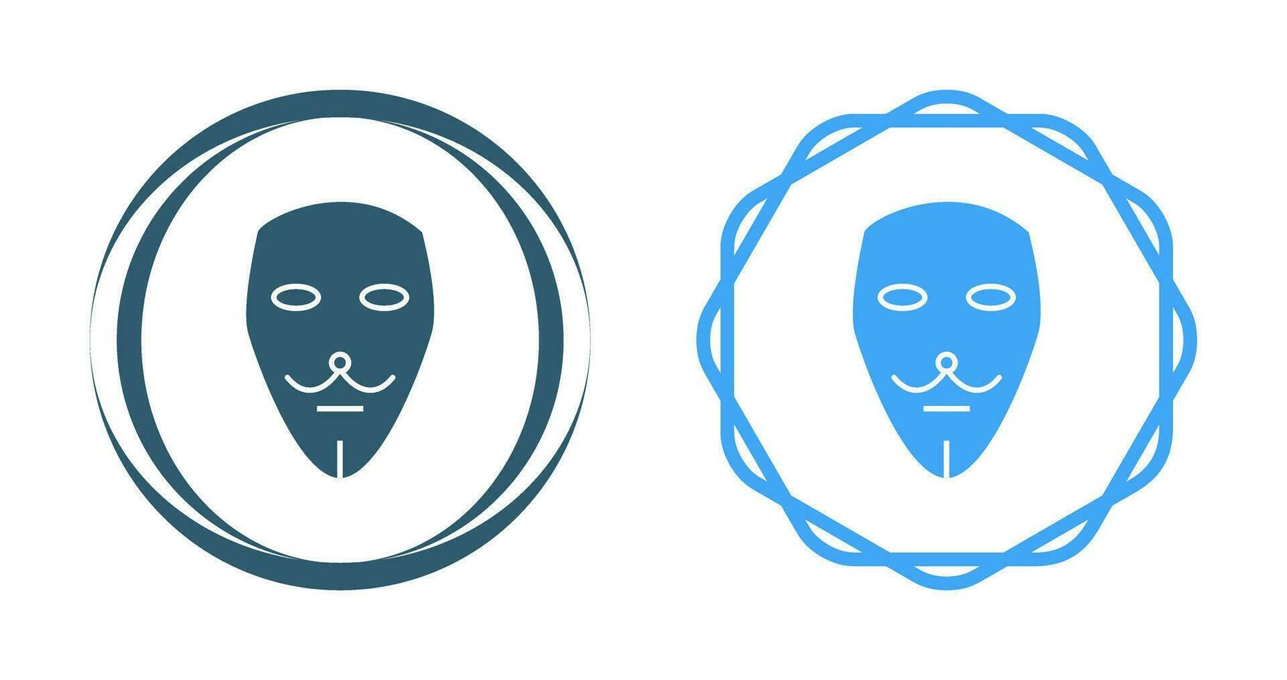 Two Masks Vector Icon