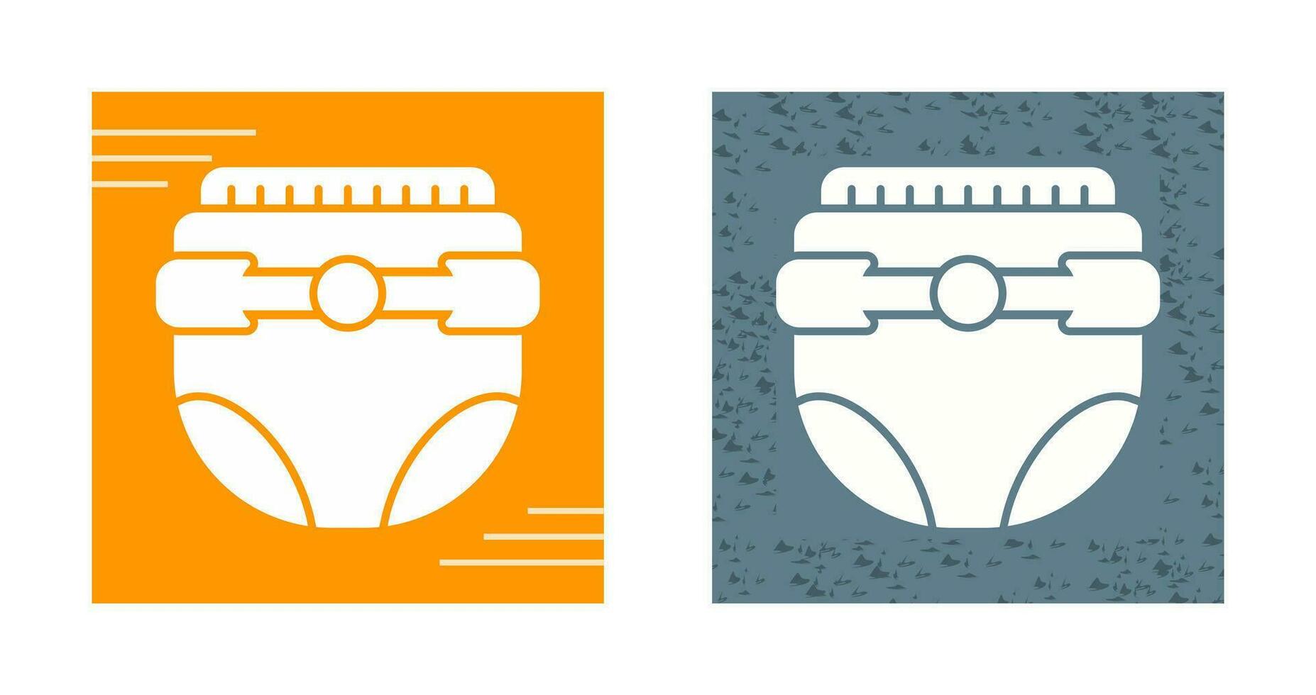 icono de vector de pañal
