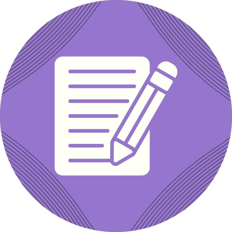icono de vector de escritura