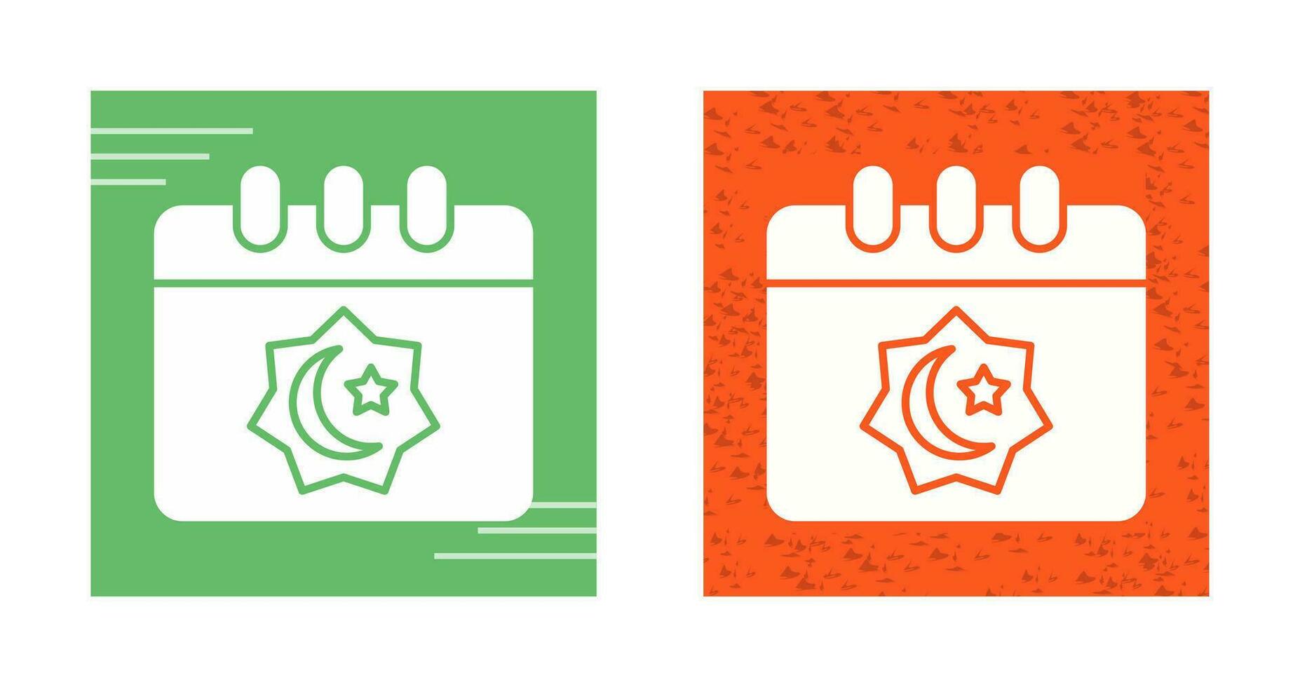 Islamic Calendar Vector Icon