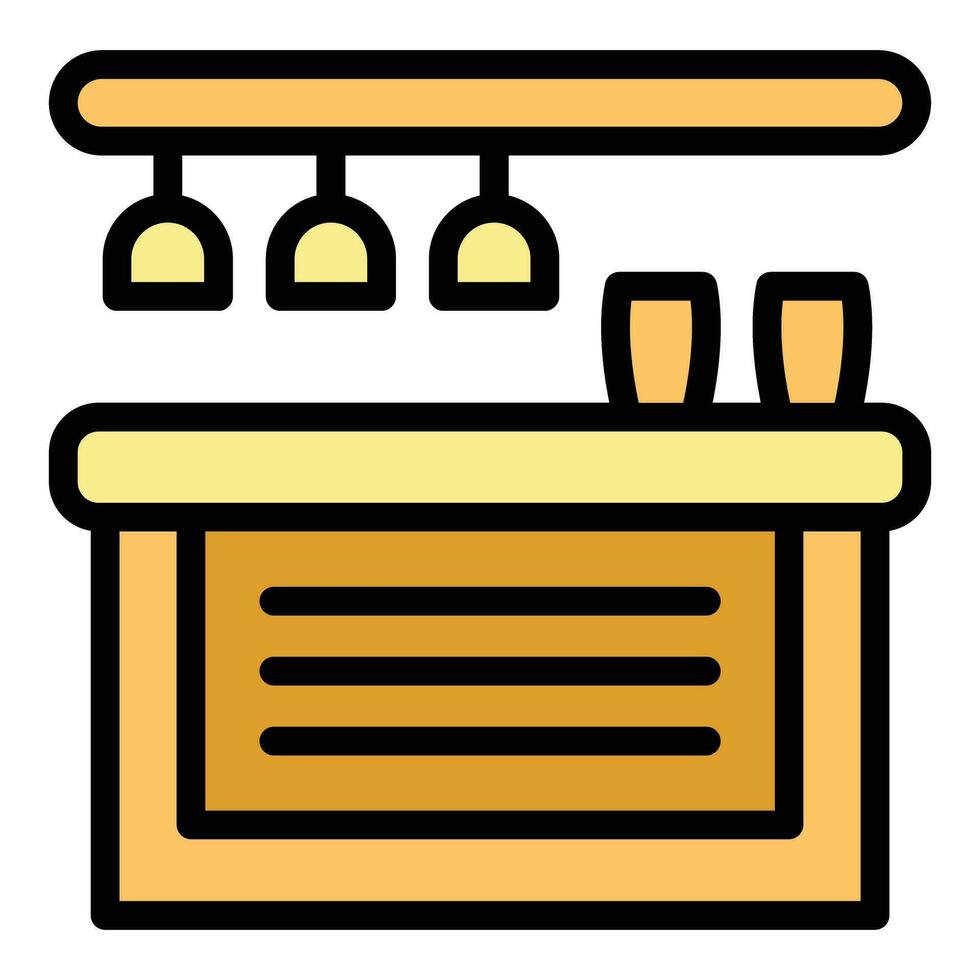 Bar icon vector flat